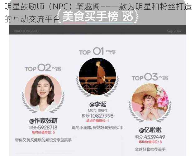 明星鼓励师（NPC）笔趣阁——一款为明星和粉丝打造的互动交流平台