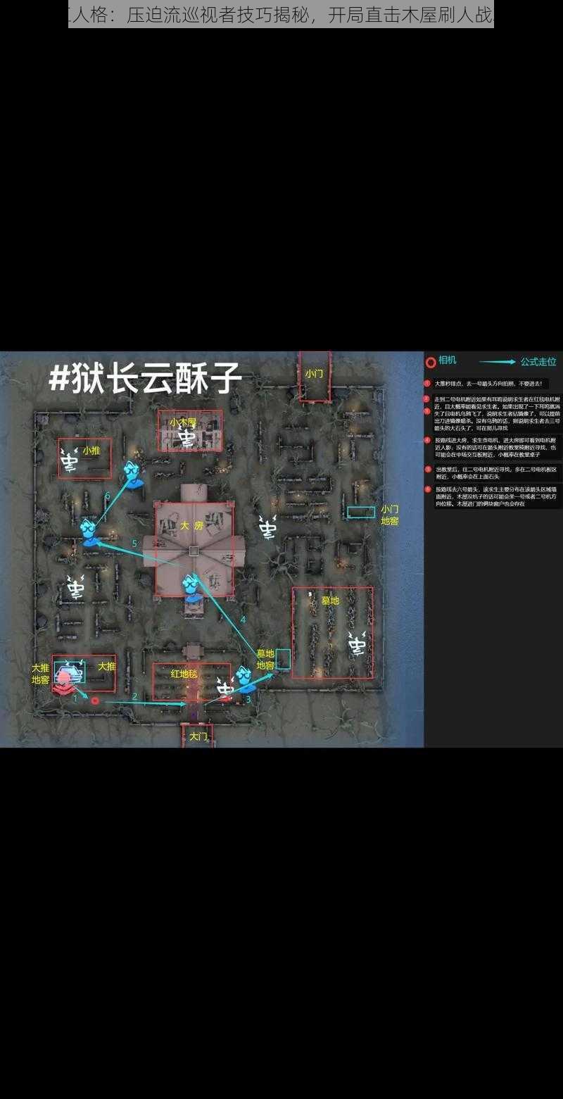 第五人格：压迫流巡视者技巧揭秘，开局直击木屋刷人战攻略