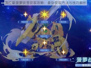 奥拉星菠萝吹雪获取攻略：最新获取方法与技巧解析