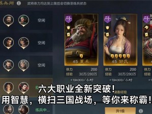 放开那三国3武将职业精选指南：深度解析武将职业特性，助你驰骋三国战场