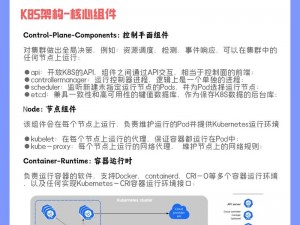 K8s经典大全;K8s 经典大全：全面解析 Kubernetes 核心概念与实践