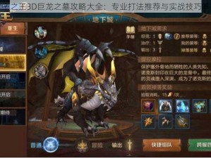 万王之王3D巨龙之墓攻略大全：专业打法推荐与实战技巧解析