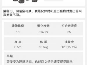 口袋妖怪复刻：Mega黑鲁加属性深度解析与攻略指南