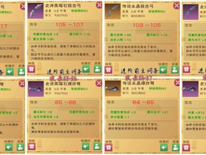 创造魔法传奇武器制作全攻略：史诗级武器打造揭秘