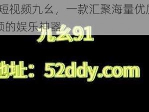 91 短视频九幺，一款汇聚海量优质短视频的娱乐神器