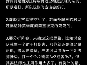 王者荣耀庄周辅助攻略：玩转对线技巧，解析庄周玩法秘籍