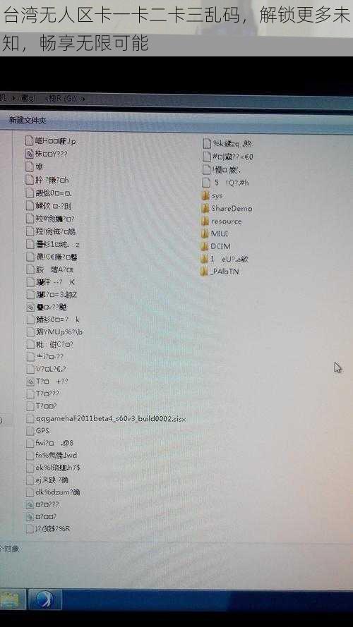 台湾无人区卡一卡二卡三乱码，解锁更多未知，畅享无限可能
