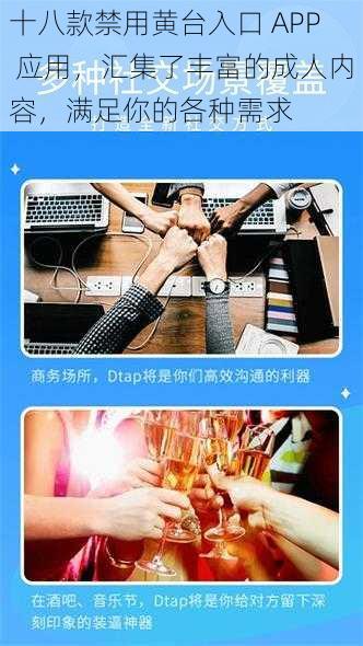 十八款禁用黄台入口 APP 应用，汇集了丰富的成人内容，满足你的各种需求