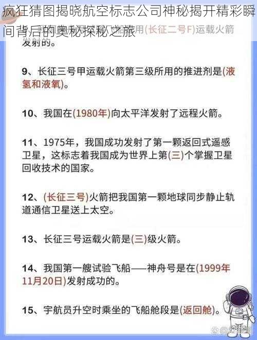 疯狂猜图揭晓航空标志公司神秘揭开精彩瞬间背后的奥秘探秘之旅