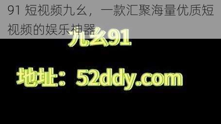 91 短视频九幺，一款汇聚海量优质短视频的娱乐神器