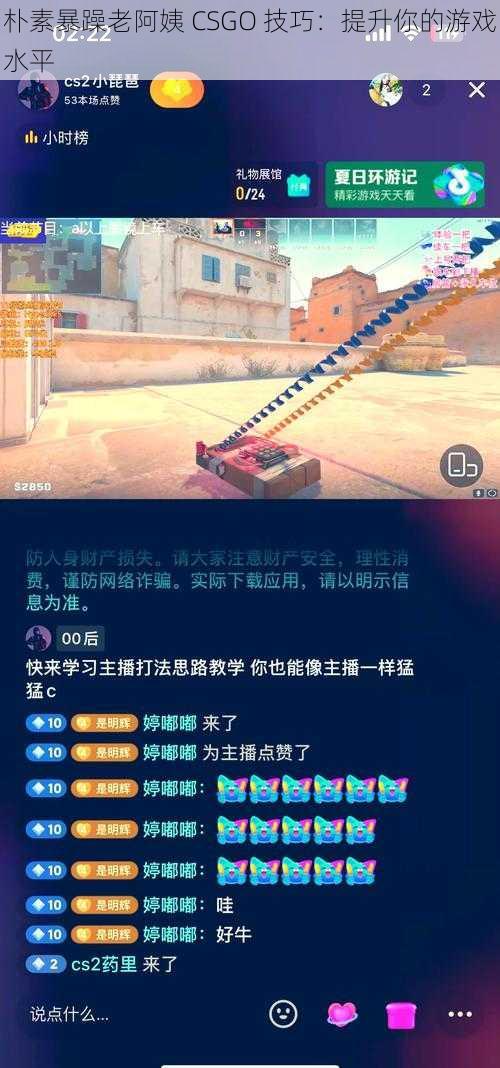 朴素暴躁老阿姨 CSGO 技巧：提升你的游戏水平