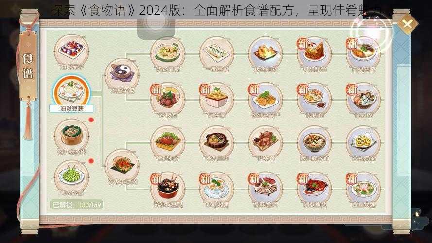 探索《食物语》2024版：全面解析食谱配方，呈现佳肴魅力