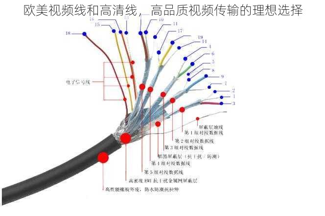 欧美视频线和高清线，高品质视频传输的理想选择