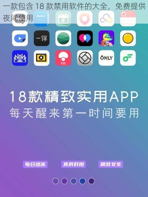 一款包含 18 款禁用软件的大全，免费提供夜间使用