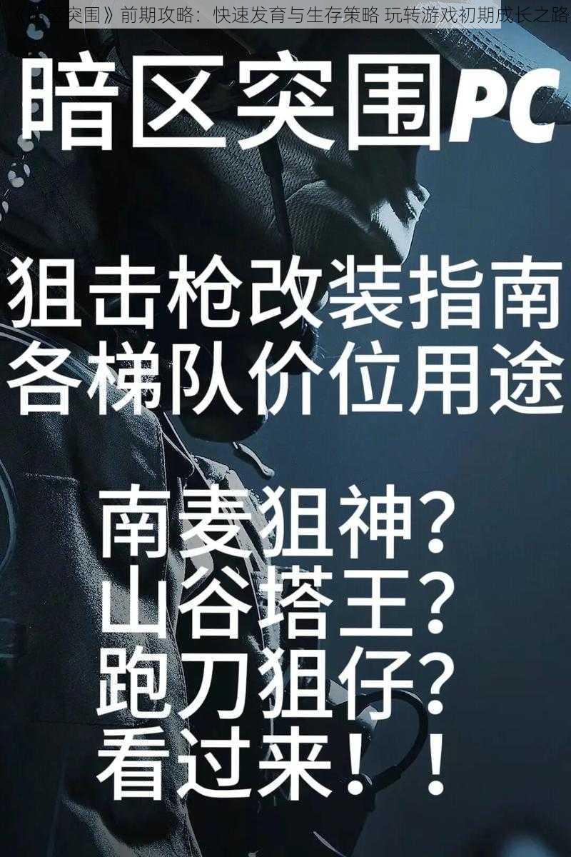 《暗区突围》前期攻略：快速发育与生存策略 玩转游戏初期成长之路