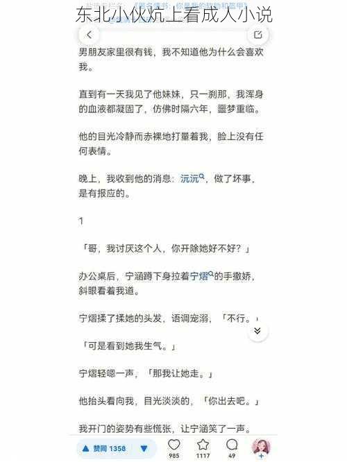 东北小伙炕上看成人小说