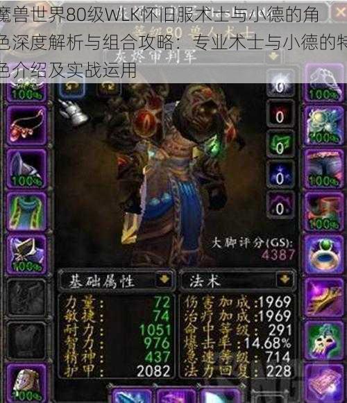 魔兽世界80级WLK怀旧服术士与小德的角色深度解析与组合攻略：专业术士与小德的特色介绍及实战运用