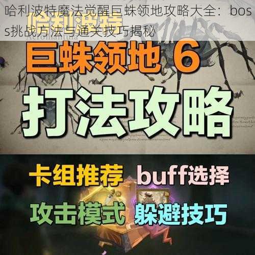 哈利波特魔法觉醒巨蛛领地攻略大全：boss挑战方法与通关技巧揭秘