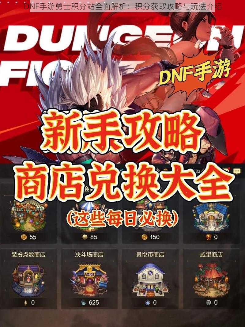 DNF手游勇士积分站全面解析：积分获取攻略与玩法介绍