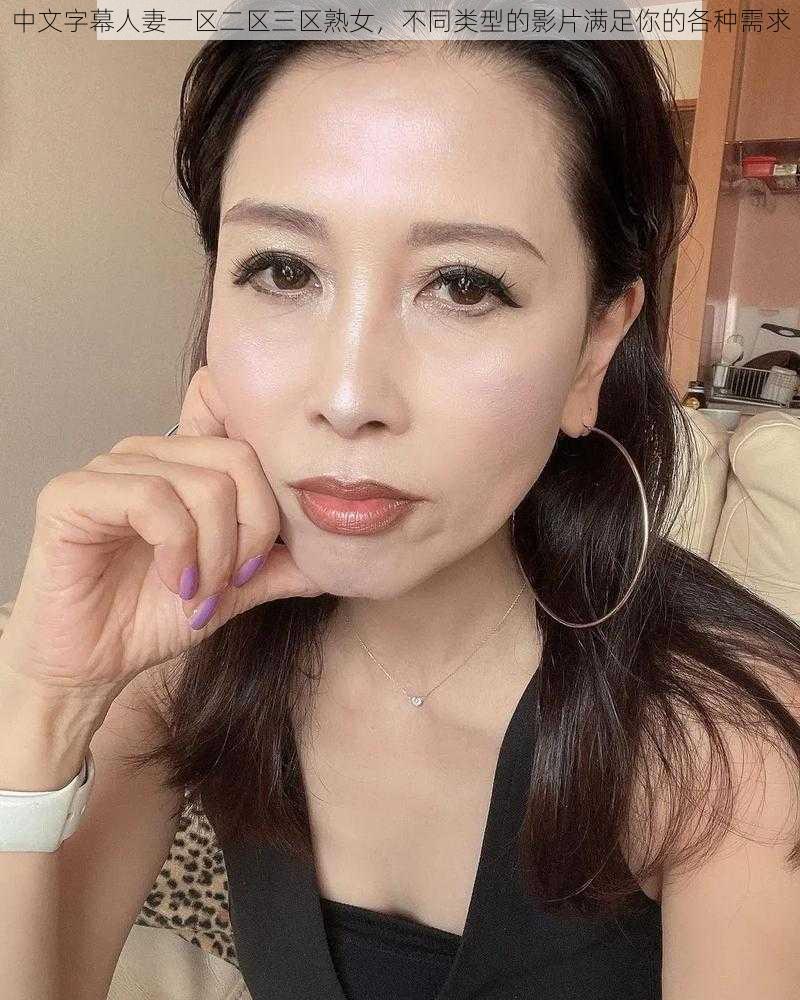 中文字幕人妻一区二区三区熟女，不同类型的影片满足你的各种需求