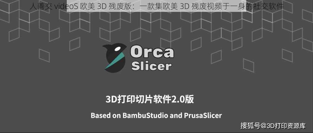 人善交 videoS 欧美 3D 残废版：一款集欧美 3D 残废视频于一身的社交软件