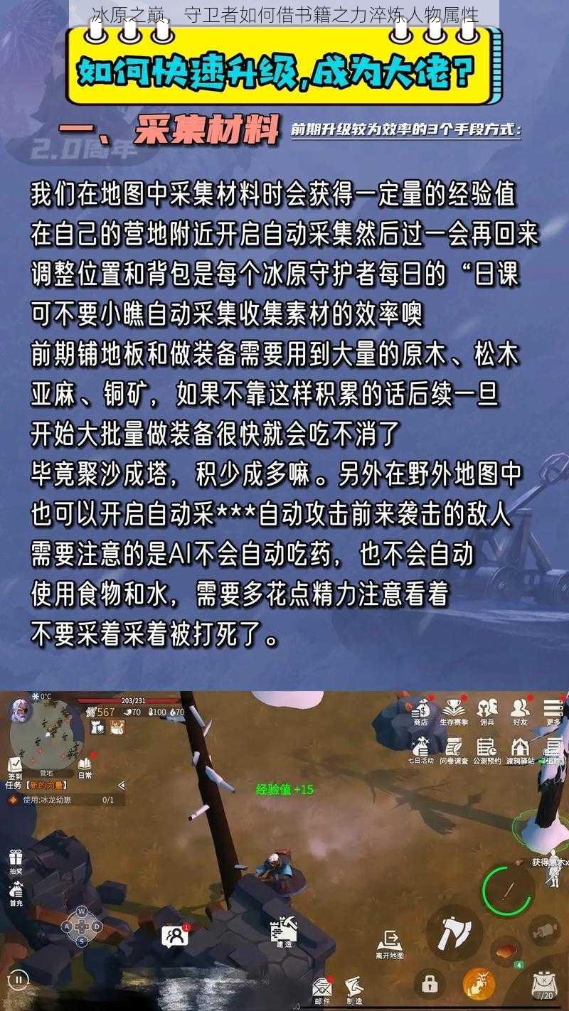 冰原之巅，守卫者如何借书籍之力淬炼人物属性