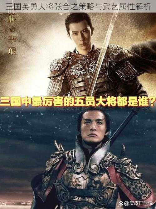 三国英勇大将张合之策略与武艺属性解析