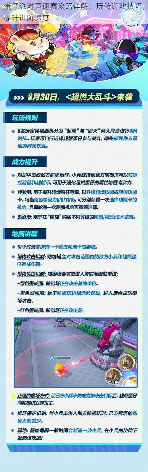 蛋仔派对竞速赛攻略详解：玩转游戏技巧，提升进阶速度