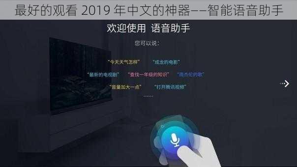 最好的观看 2019 年中文的神器——智能语音助手