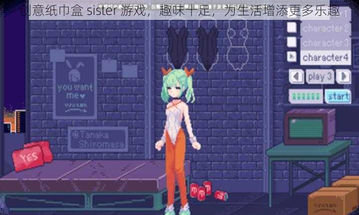 创意纸巾盒 sister 游戏，趣味十足，为生活增添更多乐趣