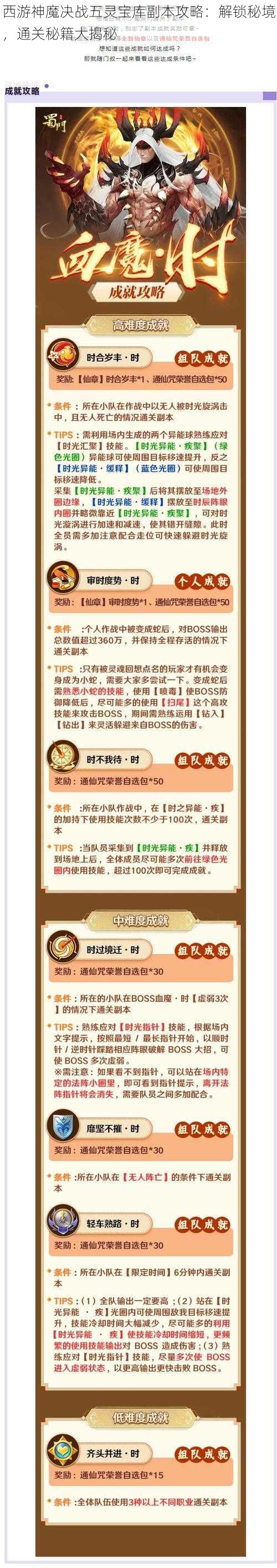 西游神魔决战五灵宝库副本攻略：解锁秘境，通关秘籍大揭秘