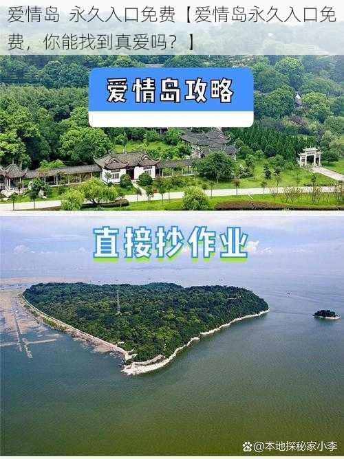 爱情岛  永久入口免费【爱情岛永久入口免费，你能找到真爱吗？】