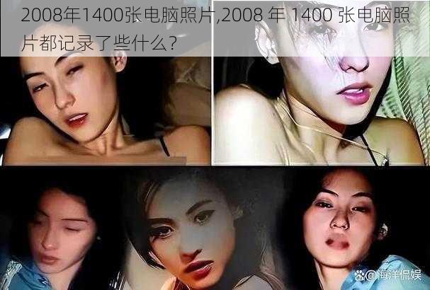 2008年1400张电脑照片,2008 年 1400 张电脑照片都记录了些什么？