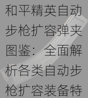 和平精英自动步枪扩容弹夹图鉴：全面解析各类自动步枪扩容装备特性与实战应用