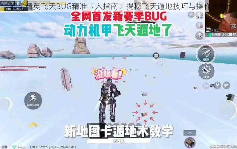 和平精英飞天BUG精准卡入指南：揭秘飞天遁地技巧与操作步骤