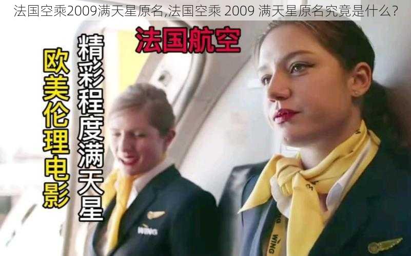 法国空乘2009满天星原名,法国空乘 2009 满天星原名究竟是什么？