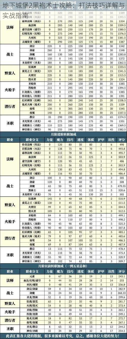 地下城堡2黑袍术士攻略：打法技巧详解与实战指南