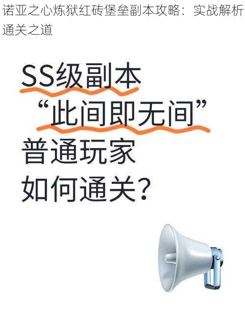 诺亚之心炼狱红砖堡垒副本攻略：实战解析通关之道