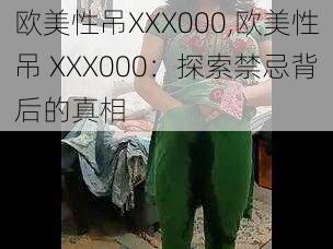 欧美性吊XXX000,欧美性吊 XXX000：探索禁忌背后的真相