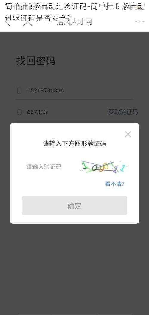 简单挂B版自动过验证码-简单挂 B 版自动过验证码是否安全？