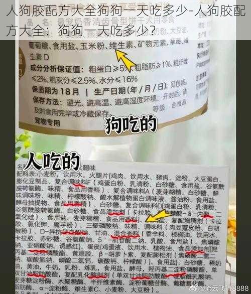 人狗胶配方大全狗狗一天吃多少-人狗胶配方大全：狗狗一天吃多少？